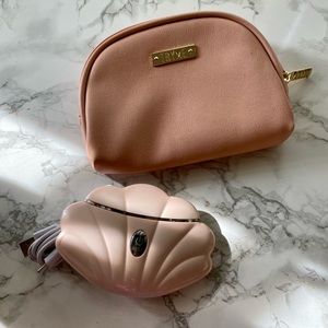 Tryme Mermaid  Seashell Spa GuaSha Machine vegan makeup bag red light therapy